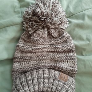 C.C poof ball beanie